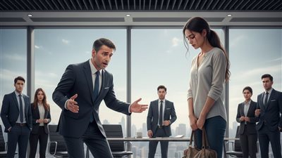 أهانها المدير لأنها بدت فقيرة… ولم يكن يعلم أنه يهين صاحبة الشركة!