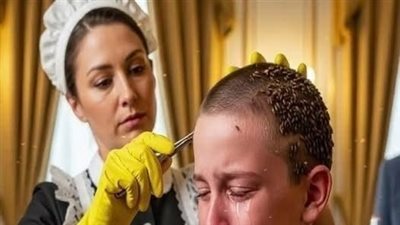 ابنُ الملياردير كان يتعذّب بصمت… إلى أن نزعت المربّية شوكةً مرعبة من رأسه!