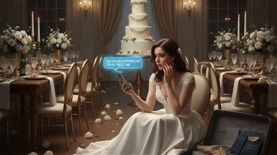 ألغيتُ زفافي قبل أيام من موعده… والسبب صاډم