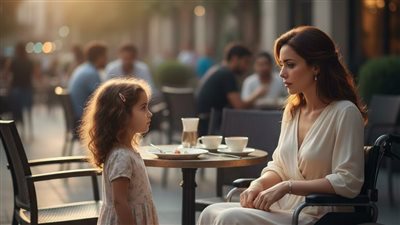 تركها بعد 43 دقيقة… ثم قالت طفلة: “أبي يقول إنكِ جميلة” فانهار كل شيء!