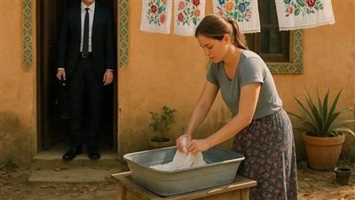 في كل مره يعود الزوج من رحلة عمل