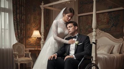 أجبرتني زوجة أبي على الزواج من شاب ثري لكنه مُقعد وفي ليلة زفافنا حين حملته إلى السرير وسقطت اكتشفت حقيقة صاډمة