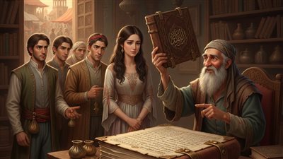 التاجر البخيل